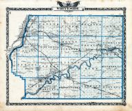 Whiteside County Map, Illinois State Atlas 1876